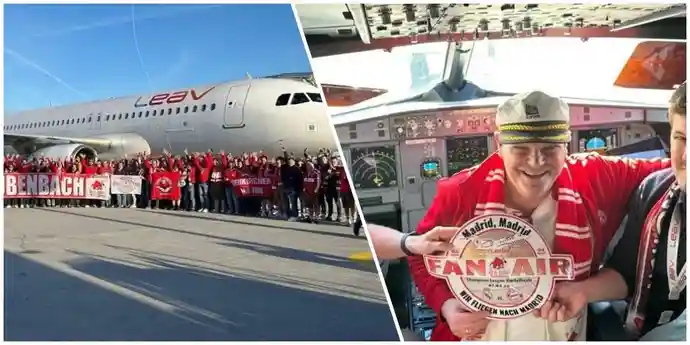 180 немецких фанов слетали на футбол на чартере. Рассказываем, сколько они потратили