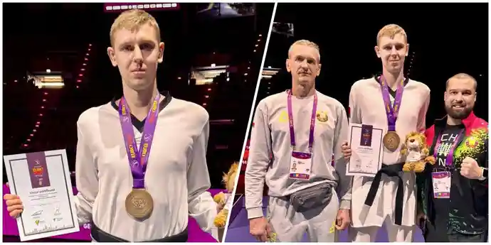 Белорус завоевал бронзу чемпионата Европы по тхэквондо