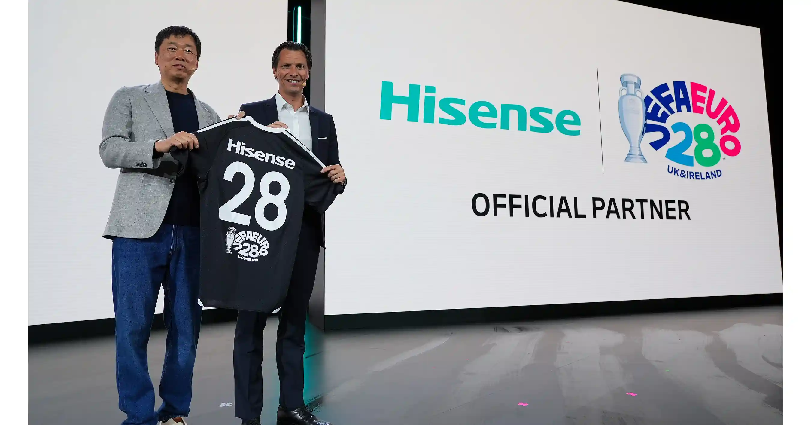 Hisense продлевает долгосрочное партнерство с УЕФА в качестве официального партнера чемпионата UEFA EURO 2028
