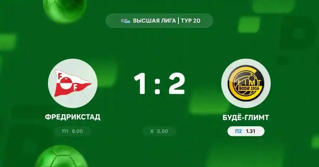 «Будё-Глимт» с Хайкиным обыграл «Фредрикстад» в матче чемпионата Норвегии